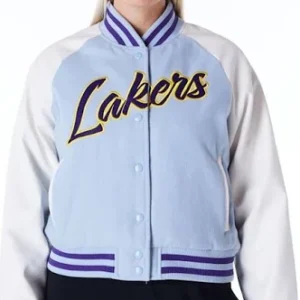 Blue Varsity Jacket For Womens