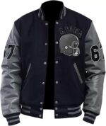 Varsity Jacket Black For Mens