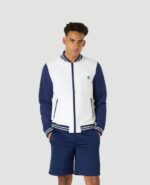 Varsity Jacket Navy Blue And White
