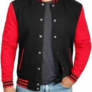 Varsity Jacket Red And Black