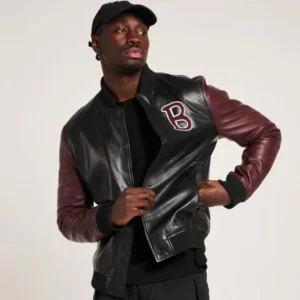 All Leather Varsity Jacket
