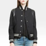 Black Womens Varsity Jacket
