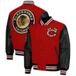 Show Your Team Spirit With the Blackhawks Varsity Jacket The Blackhawks Varsity Jacket is a timeless way to represent your favorite NHL team while staying stylish and comfortable. Featuring bold colors and official team-inspired designs, this jacket is perfect for game days, casual wear, or as part of a sports-inspired streetwear outfit. It’s designed to reflect your passion for hockey while giving you the authentic varsity silhouette loved by generations. Made with premium fabrics and precise craftsmanship, the Blackhawks Varsity Jacket offers long-lasting durability and comfort. With rib-knit trims, a smooth inner lining, and a secure snap-button closure, it brings together practicality and heritage style. Whether you’re at the rink, out with friends, or building your fan collection, this jacket captures the true spirit of the Blackhawks. Why Choose Blackhawks Varsity Jacket Authentic varsity design with Chicago Blackhawks branding Perfect for NHL fans, collectors, and sportswear lovers Comfortable fit with durable craftsmanship Suitable for casual, game day, or streetwear looks Available at 50% OFF with free shipping Key Features Of Blackhawks Varsity Jacket Premium wool blend body with contrasting faux or leather sleeves Official Chicago Blackhawks logo and embroidery details Rib-knit collar, cuffs, and waistband for a classic varsity fit Snap-button closure for secure and easy wear Smooth interior lining for comfort across all seasons Lightweight yet durable for year-round use Reinforced stitching for long-lasting quality Unisex design perfect for men and women Ideal for casual wear, hockey games, and streetwear outfits Available now at 50% OFF with free shipping Conclusion For Blackhawks Varsity Jacket The Blackhawks Varsity Jacket is more than just a piece of outerwear—it’s a symbol of loyalty, pride, and timeless varsity style. With its premium build, comfortable fit, and authentic team-inspired design, it’s an essential addition for any fan who wants to represent their team in style. This jacket is versatile enough to wear on game days, during casual outings, or as part of a fashionable streetwear look.