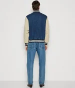 Denim Varsity Jacket