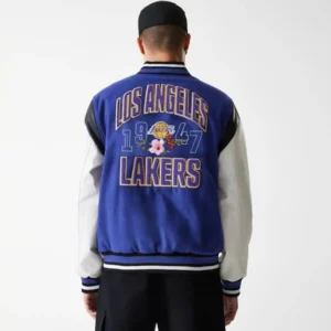 floral varsity jacket