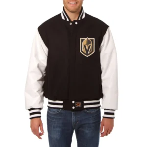 golden varsity jacket