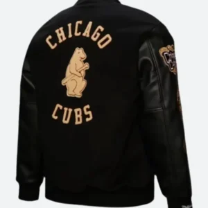 Black Cubs Varsity Jacket