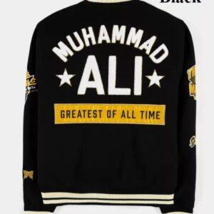 muhammad ali varsity jacket back