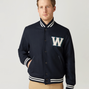 Navy Varsity Jacket