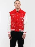 Red Varsity Jacket Mens