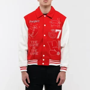 Red Varsity Jacket Mens