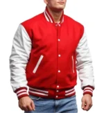 Red White Varsity Jacket