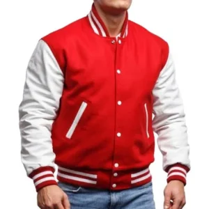 Red White Varsity Jacket