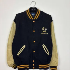 vintage notre dame varsity jacket