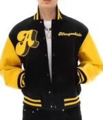 Varsity Jacket Black and Yellow
