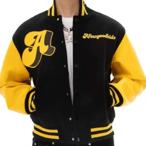 Varsity Jacket Black and Yellow