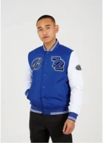 Varsity Jacket Blue and White