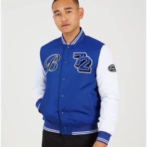 Varsity Jacket Blue and White