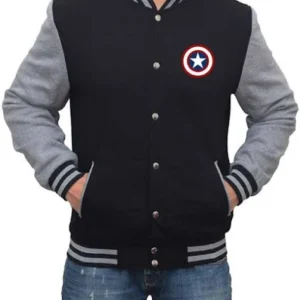 varsity jacket captain america