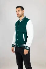 Varsity Jacket In Green