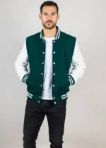Varsity Jacket In Green