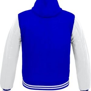 Varsity Jacket Leather Sleeves Women's