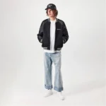 Varsity Jacket Mens Black