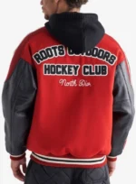 Varsity Jacket Red Black