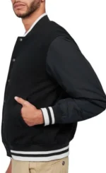 Varsity Jacket White and Back