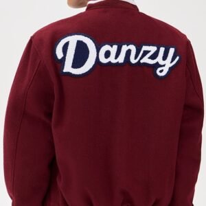 Women Varsity Jacket Red