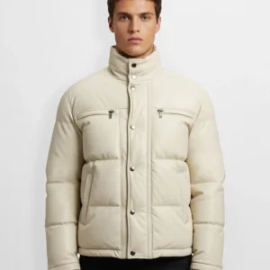 Premium White Puffer Jacket