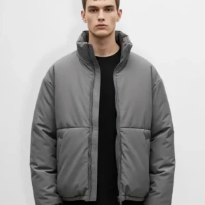 Premium Grey Puffer Jacket