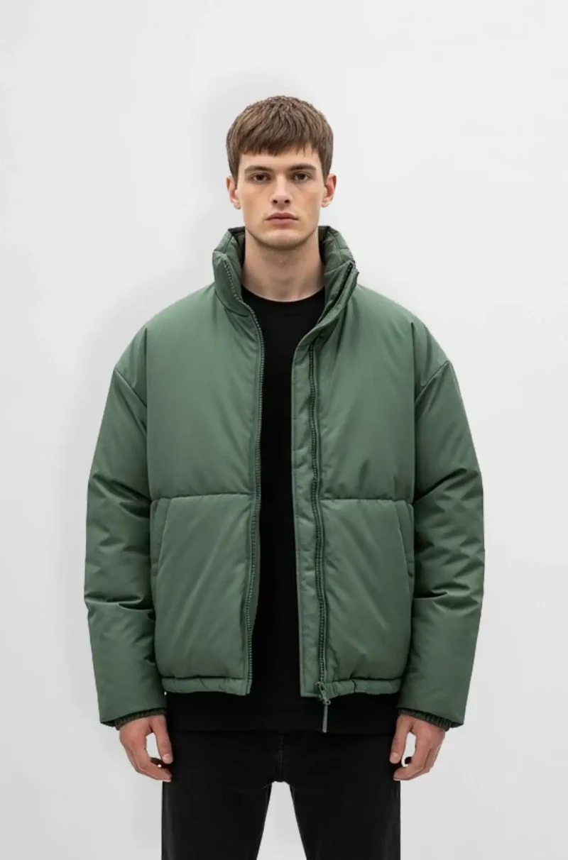 Premium Mint Green Puffer Jacket Premium Mint Green Puffer Jacket