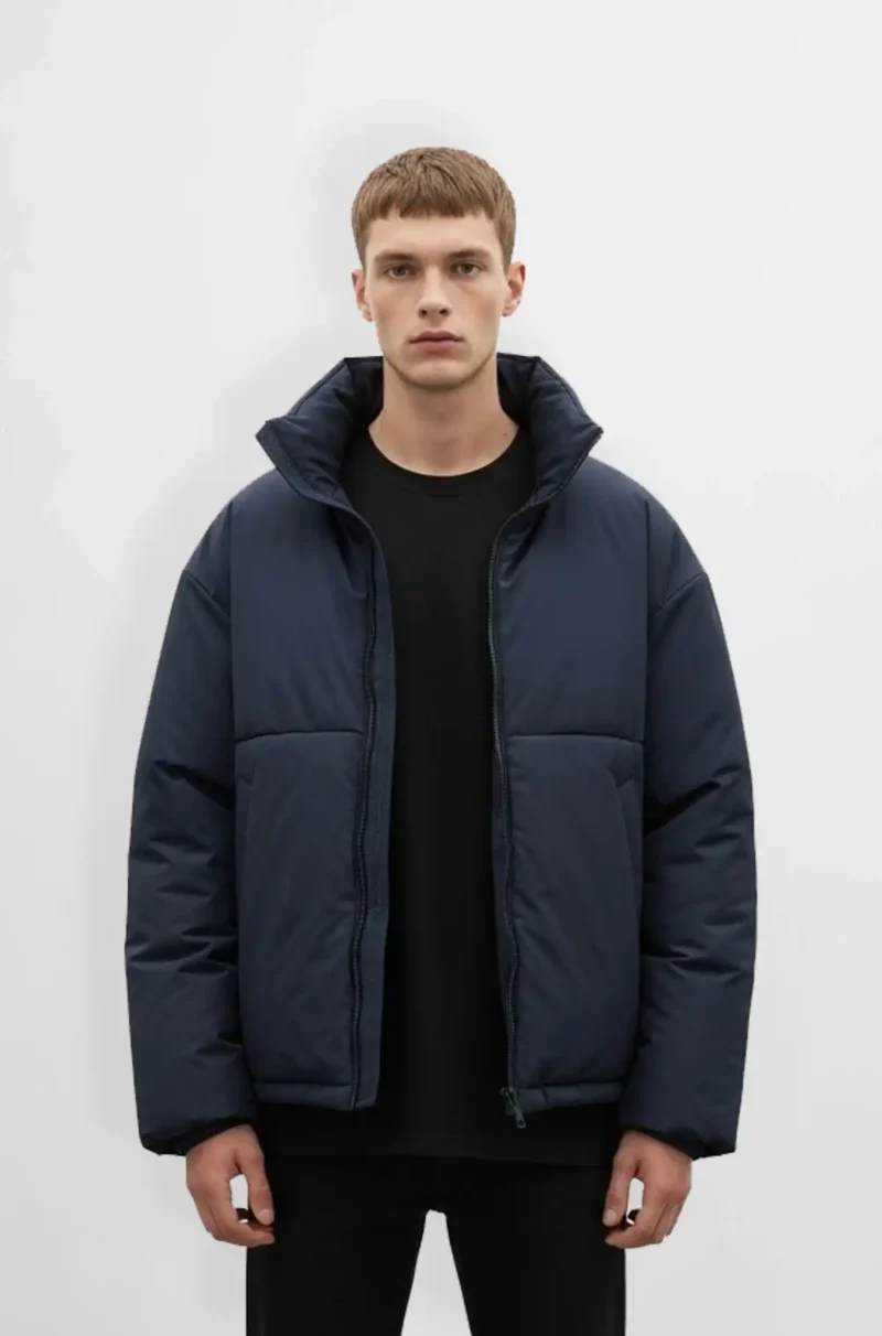 Premium Navy Blue Puffer Jacket Premium Navy Blue Puffer Jacket