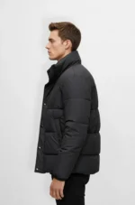 SHADOW GUARD THERMAL PUFFER BLACK JACKET MENS