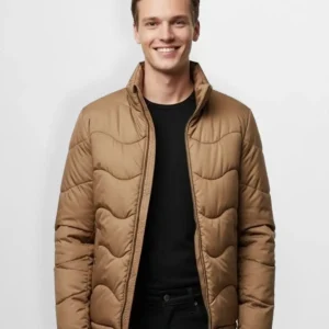 Vintage Shield Quilted Puffer Jacket